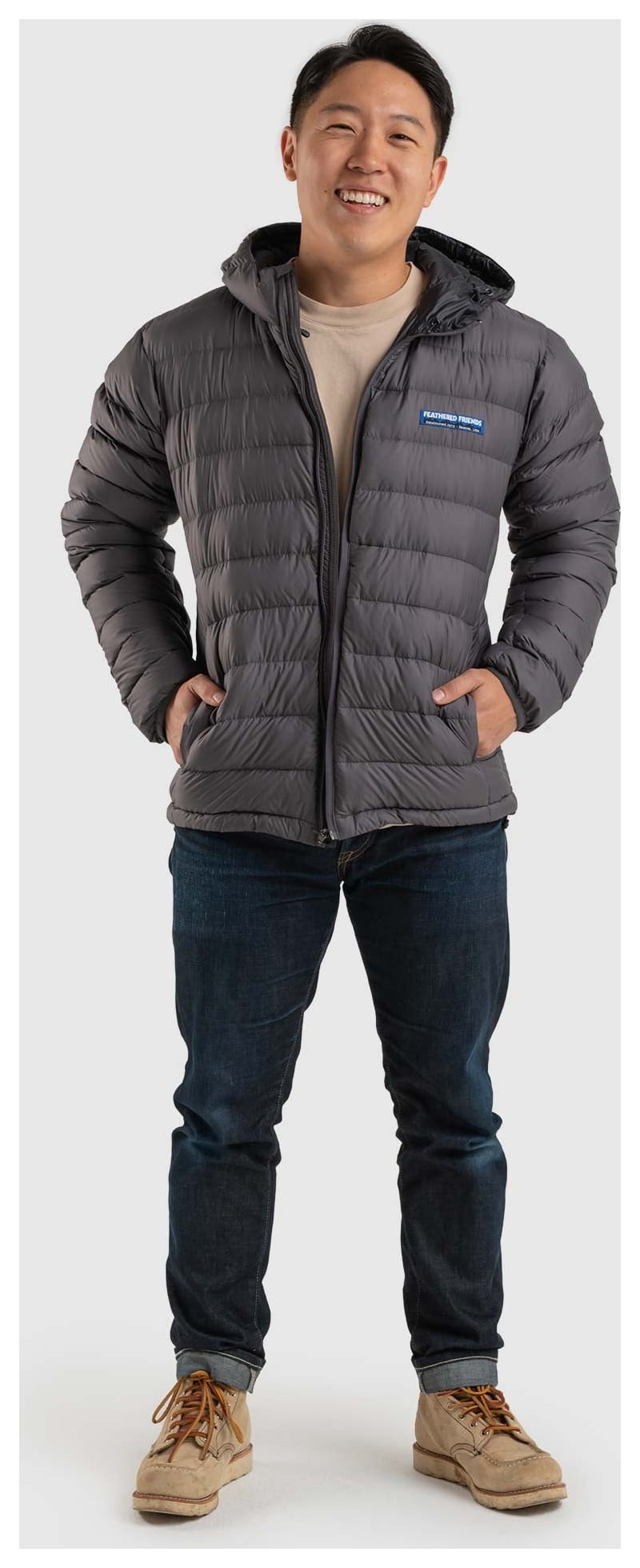 Feathered Friends Eos 900+ fill hooded down jacket