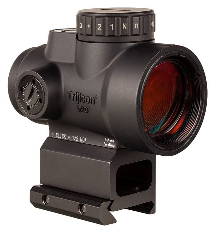 Trijicon MRO HD 1x25 (lower 1/3 co-witness mount) red dot sight