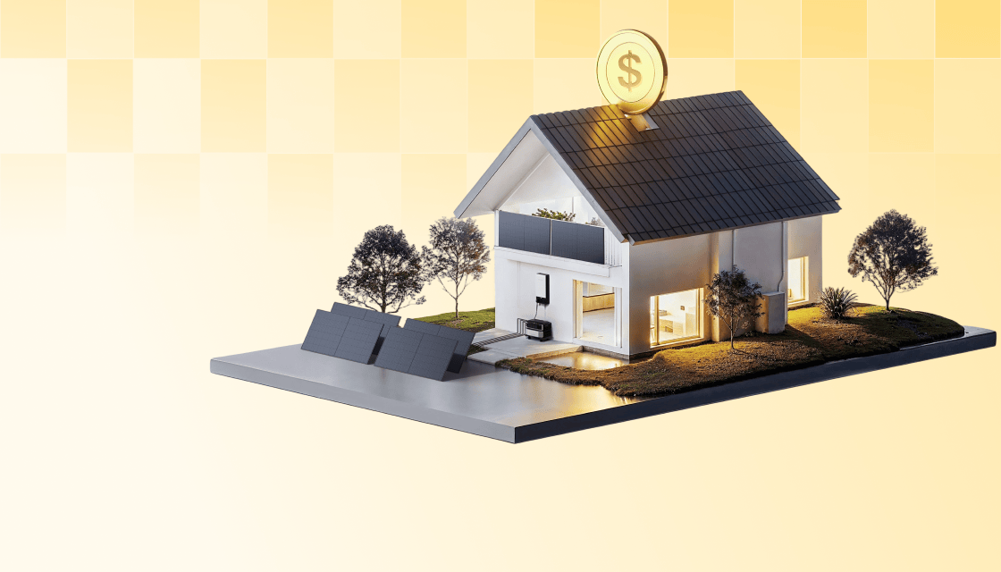 EcoFlow DELTA Pro Ultra X inverter and battery unit — free-standing, no wall mounting