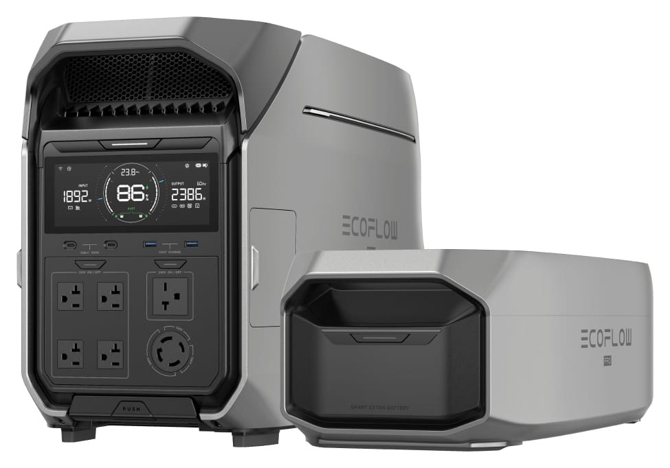 EcoFlow DELTA Pro 3 with DELTA Pro 3 Smart Extra Battery