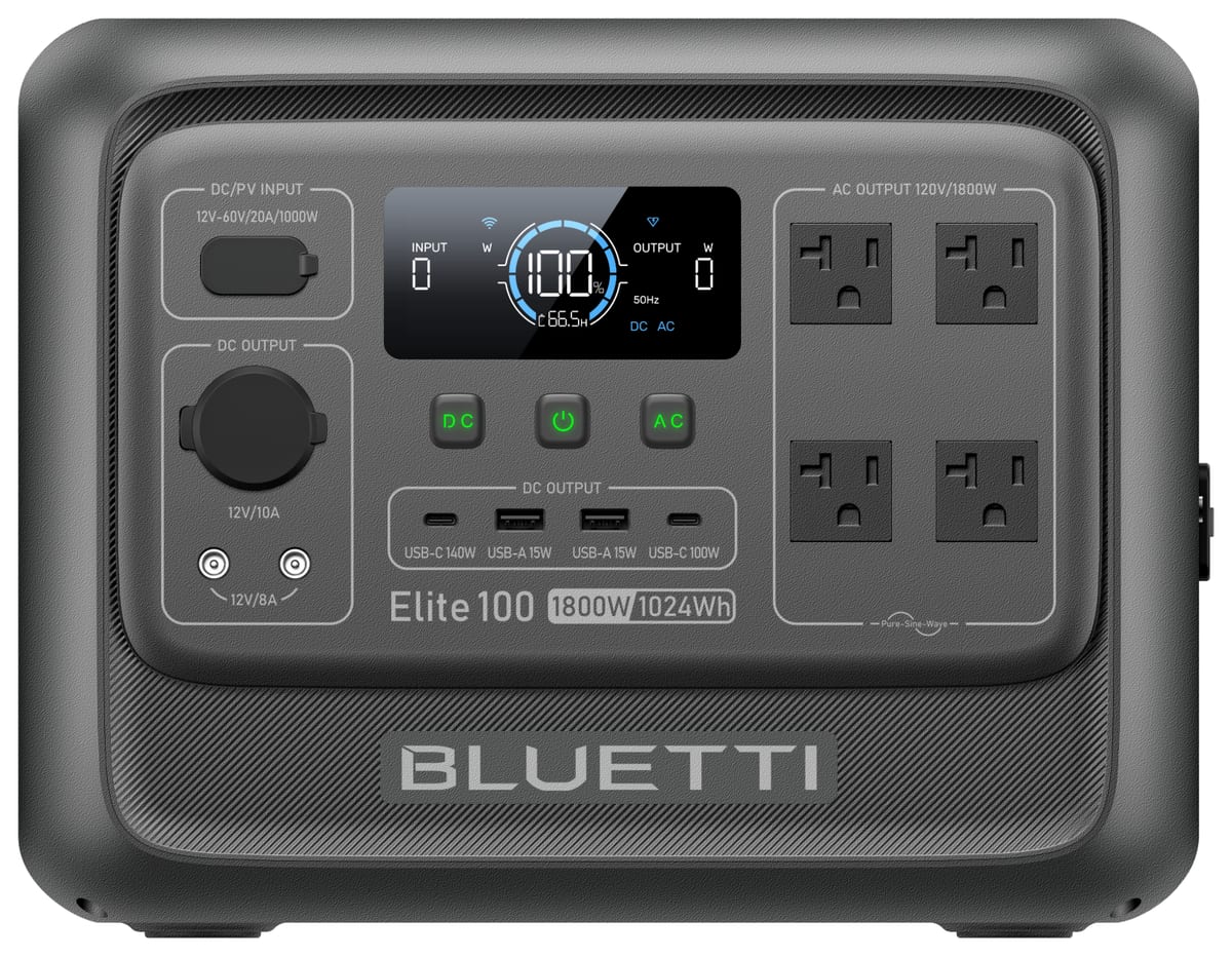 BLUETTI Elite 100 V2 portable power station