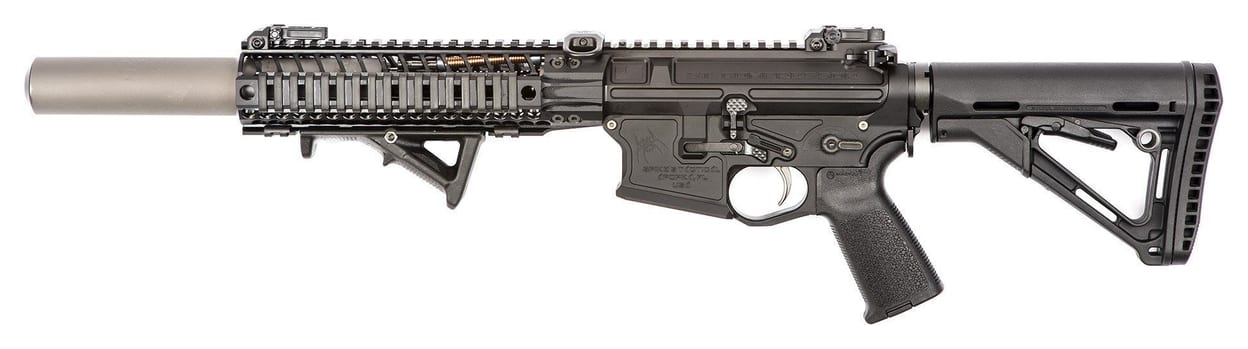Spike's Forged ST Compressor, the civilian version of the Spike's Compressor John Wick rifle