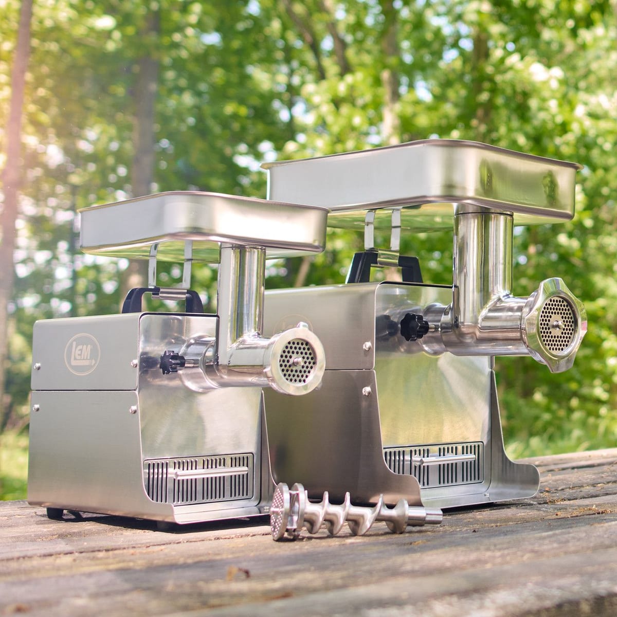LEM DualGrind #8 BigBite Meat Grinder - 0.5 HP