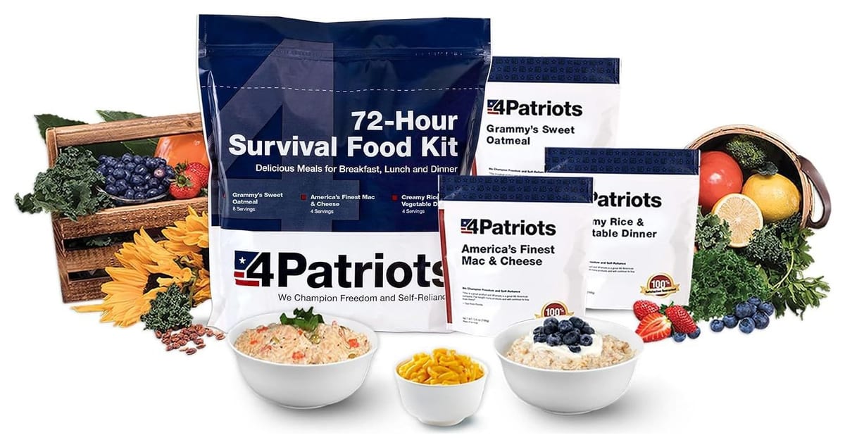 4Patriots 72-Hour Survival Food Kit