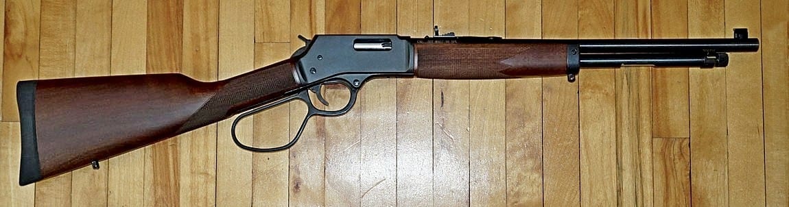 https://alnk.to/9IiNBT6 Used Henry Big Boy Steel lever-action pistol-caliber carbine .44 Magnum rifle on Guns.com