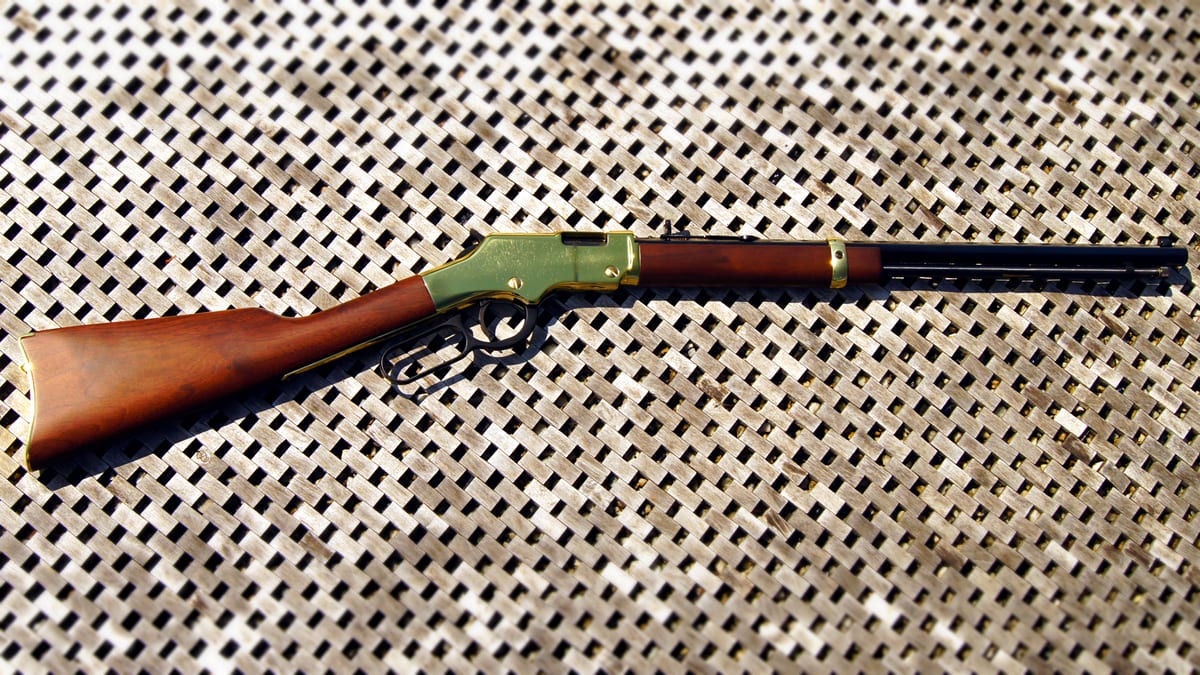 https://alnk.to/gVPRPkf Used Henry Golden Boy lever-action .22 LR American-made rifle on Guns.com