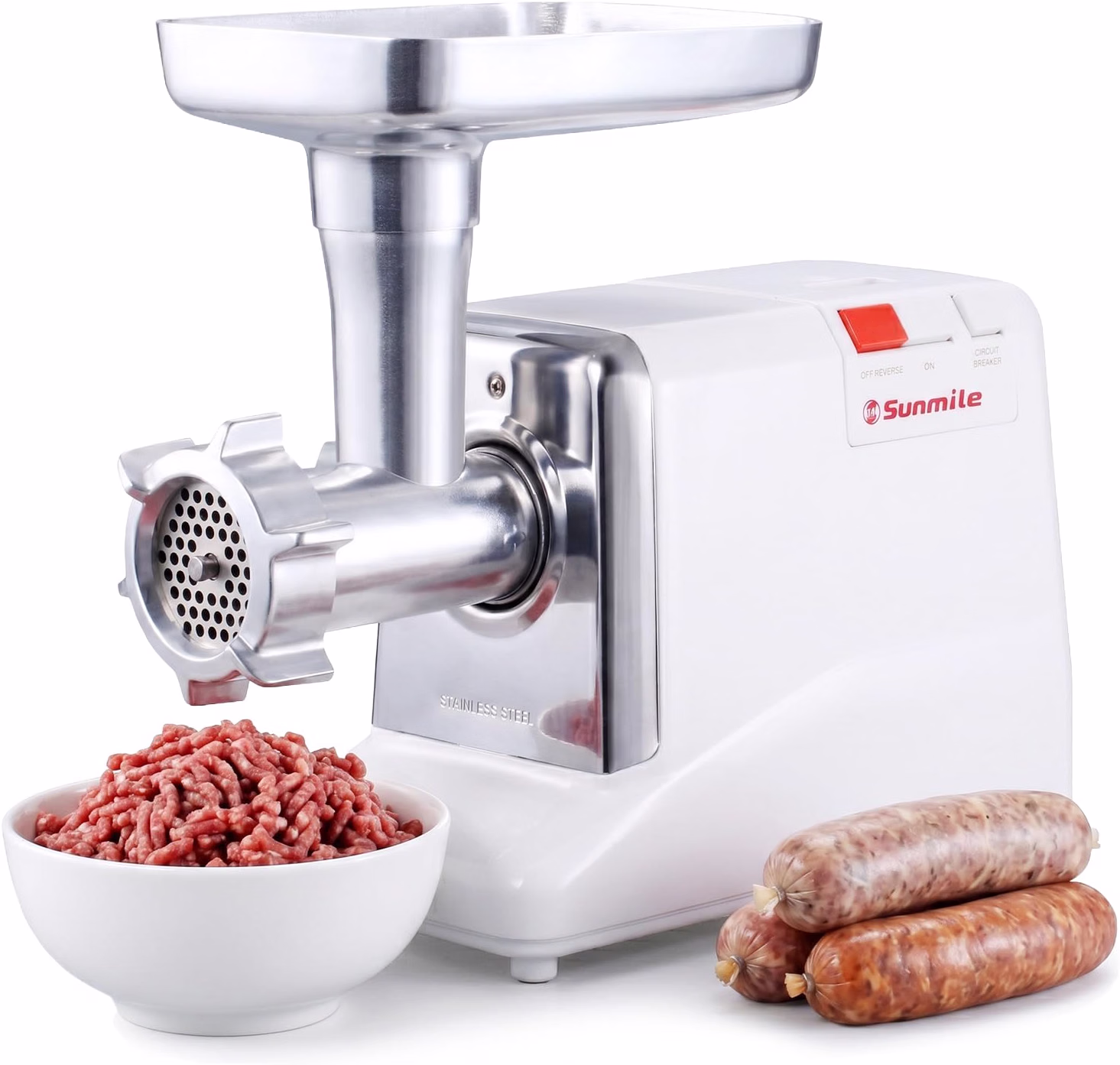 Sunmile SM G50 ETL Electric Meat Grinder   Max 1.3 HP 1000W Heavy Duty Meat Mincer Sausage Grinder