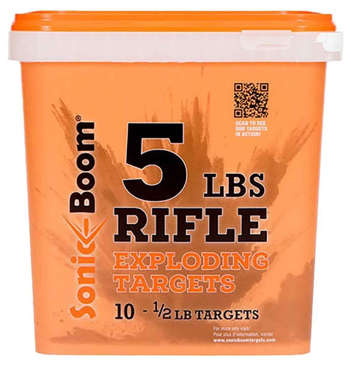 Sonic Boom half-pound exploding rifle targets, 10 count