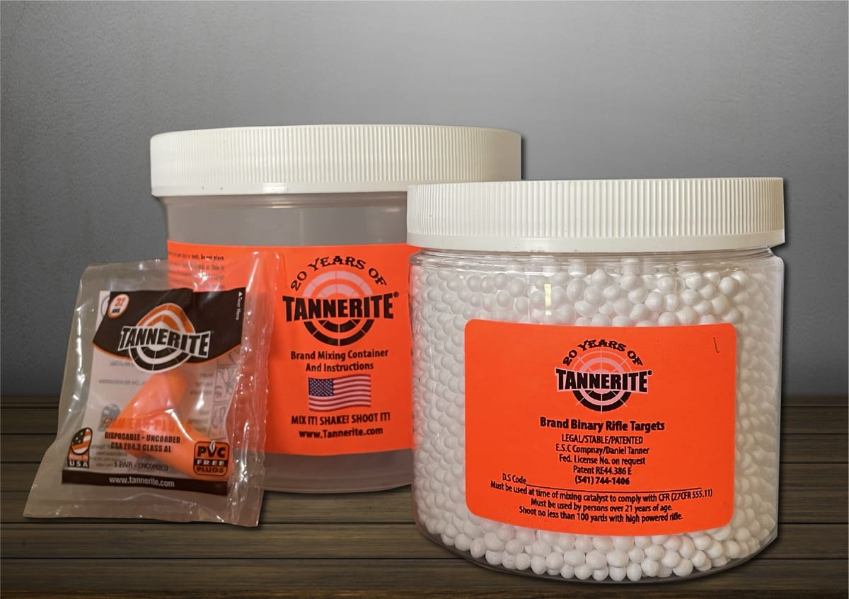 Tannerite 1 lb Extreme Range single target, binary exploding rifle target kit