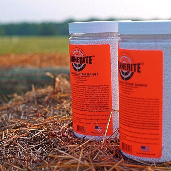 Tannerite 2 lb Extreme Range single target, binary exploding rifle target kit