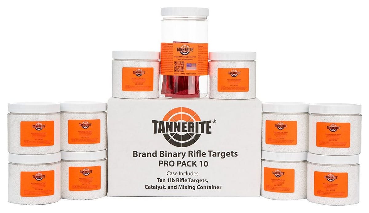 Tannerite Pro Pack 10 (ten 1 lb targets), binary exploding rifle target kit