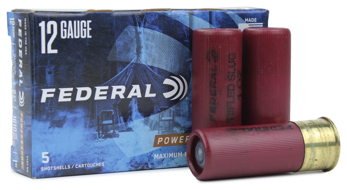 Federal Power-Shok 12 Gauge 2-3/4 in. 1 oz Rifled Slug shotgun shells