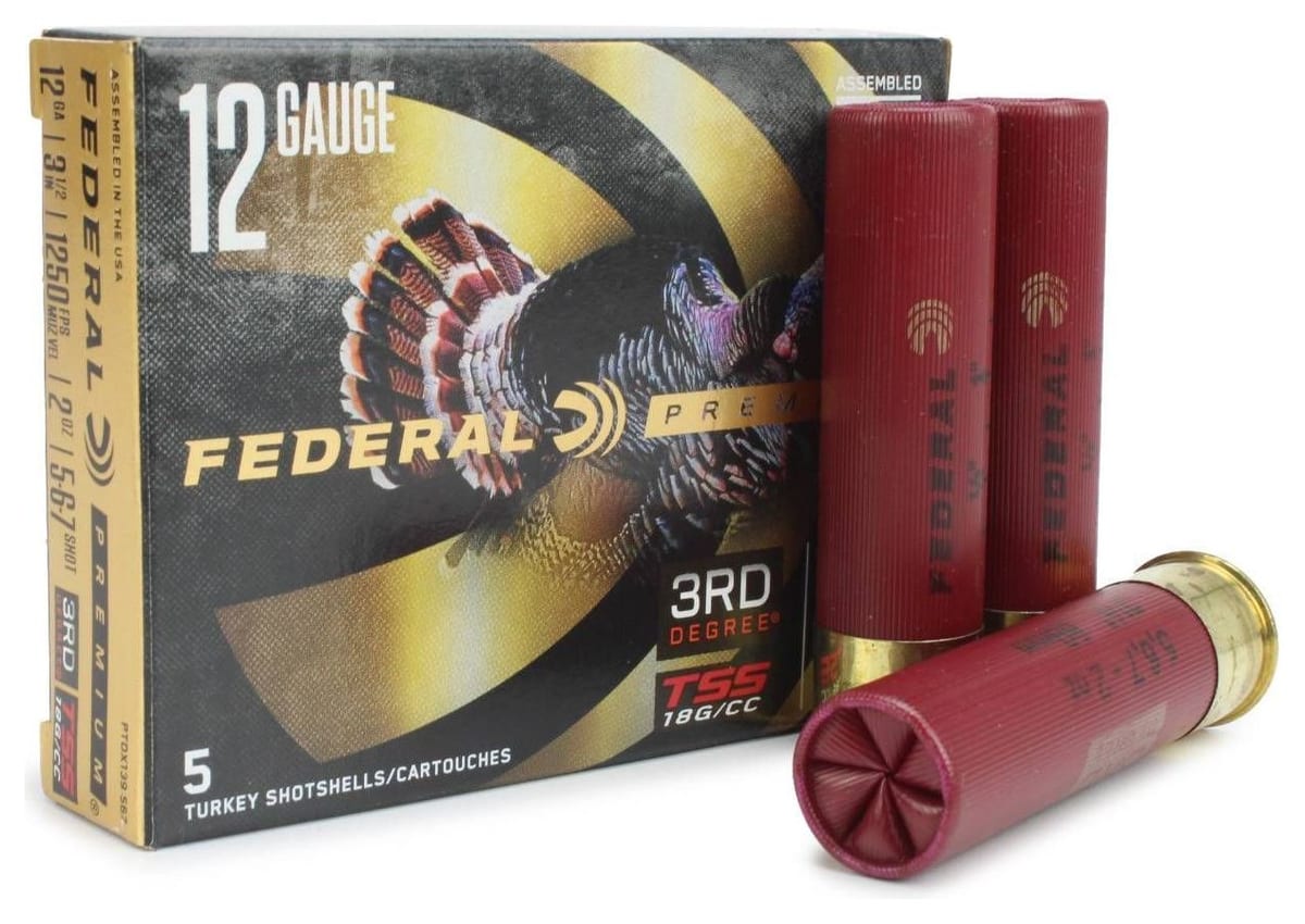 Federal Premium 3rd Degree TSS 12 Gauge 3-1/2 in. 2 oz 5/6/7 shotgun shells