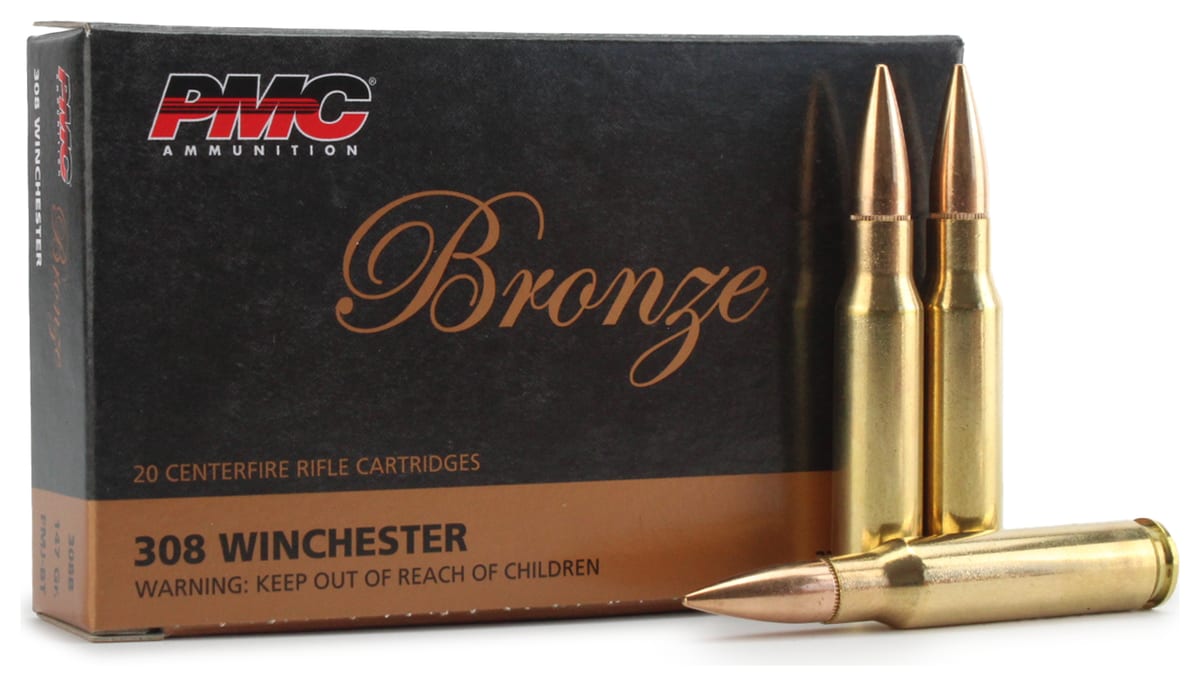 PMC Bronze 308 Win 147 Gr FMJ ammo