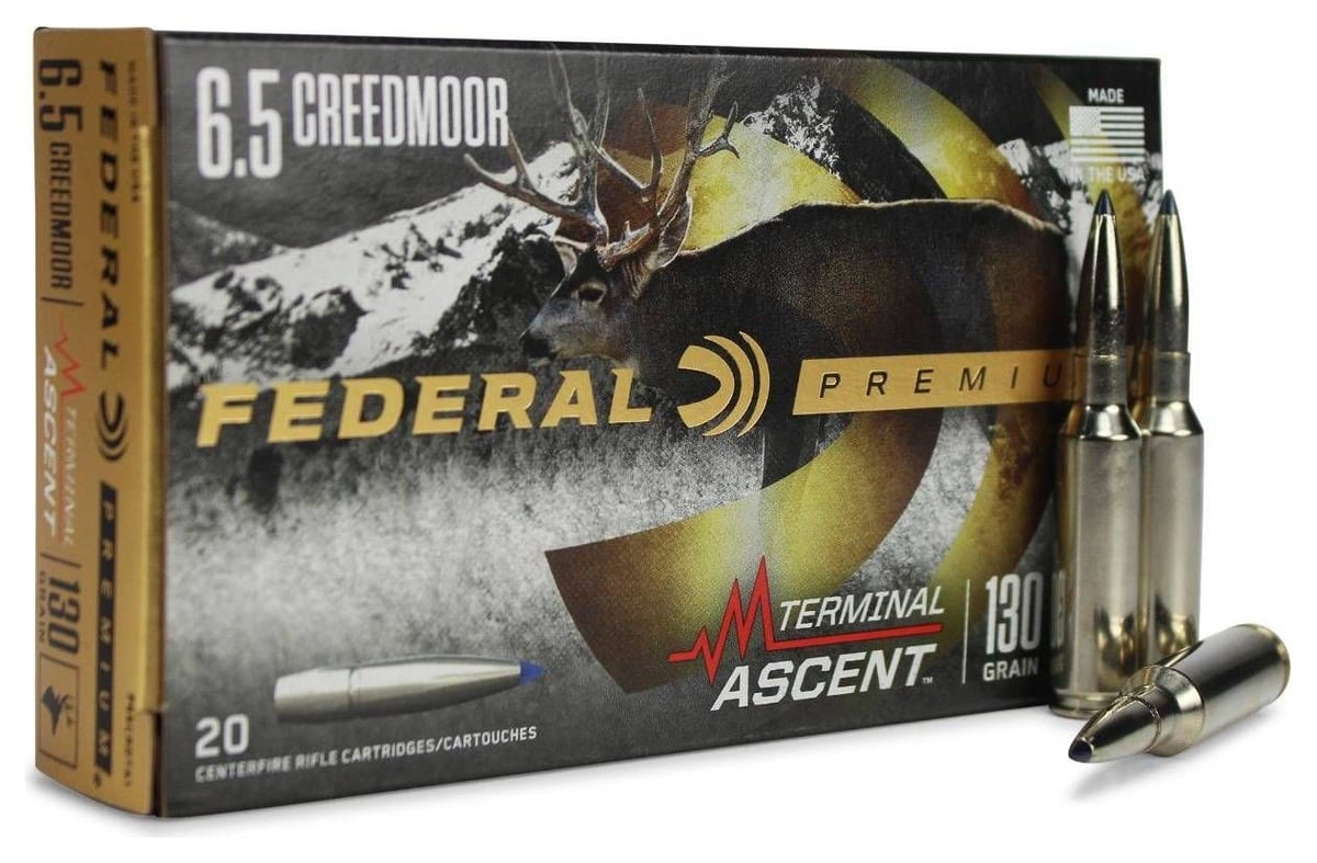 Federal Premium 6.5 Creedmoor 130 Gr Terminal Ascent ammo