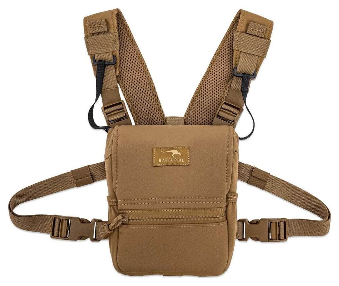 Marsupial Enclosed Binocular Chest Pack for hunting