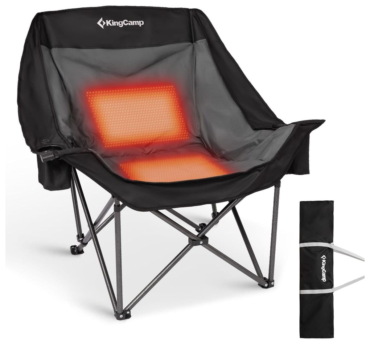 KingCamp CANNA C10 PLUS Heated Padded Camping Chair camping chair