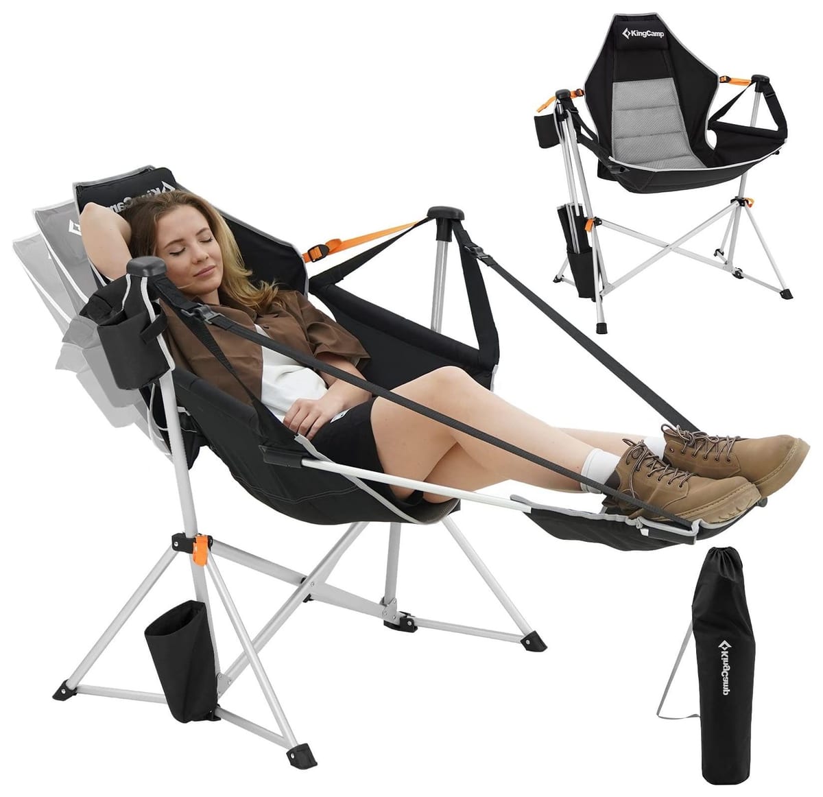 KingCamp Orchid C20 Hammock Chair with Footrest camping chair