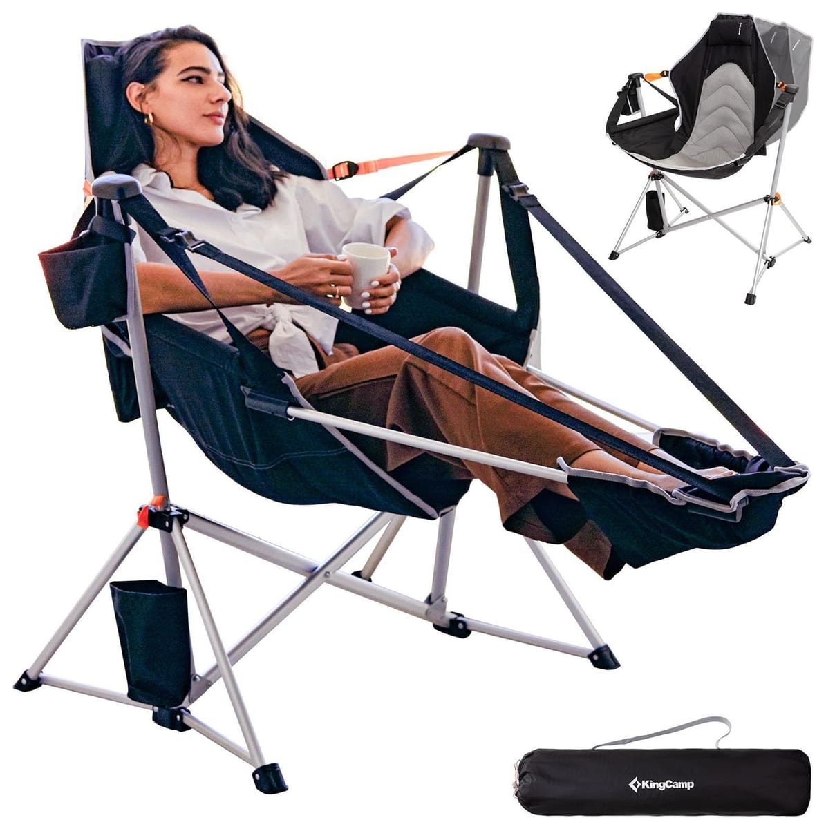 KingCamp Orchid C20 Hammock Chair with Footrest camping hammock