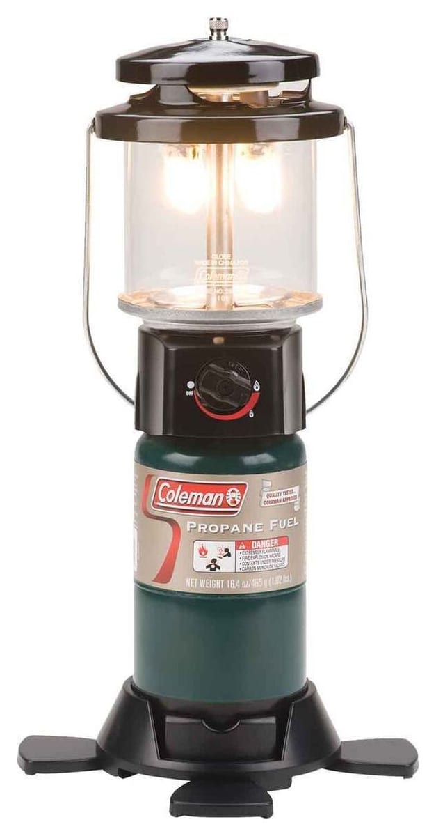Coleman Deluxe Propane Lantern with Case camping lantern
