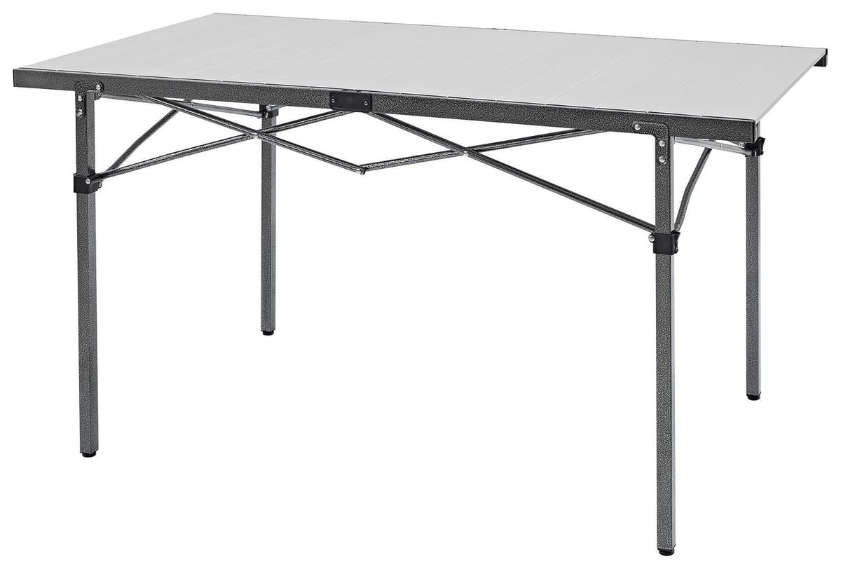 KingCamp GRANITE Aluminum Folding Roll-Up Table (4-6 Person, 53x27)