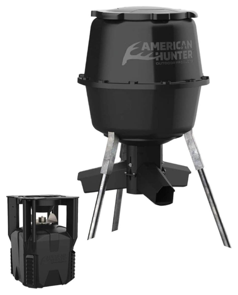 American Hunter XDE-Pro With Nesting Hopper 30 Gallon Feeder deer feeder