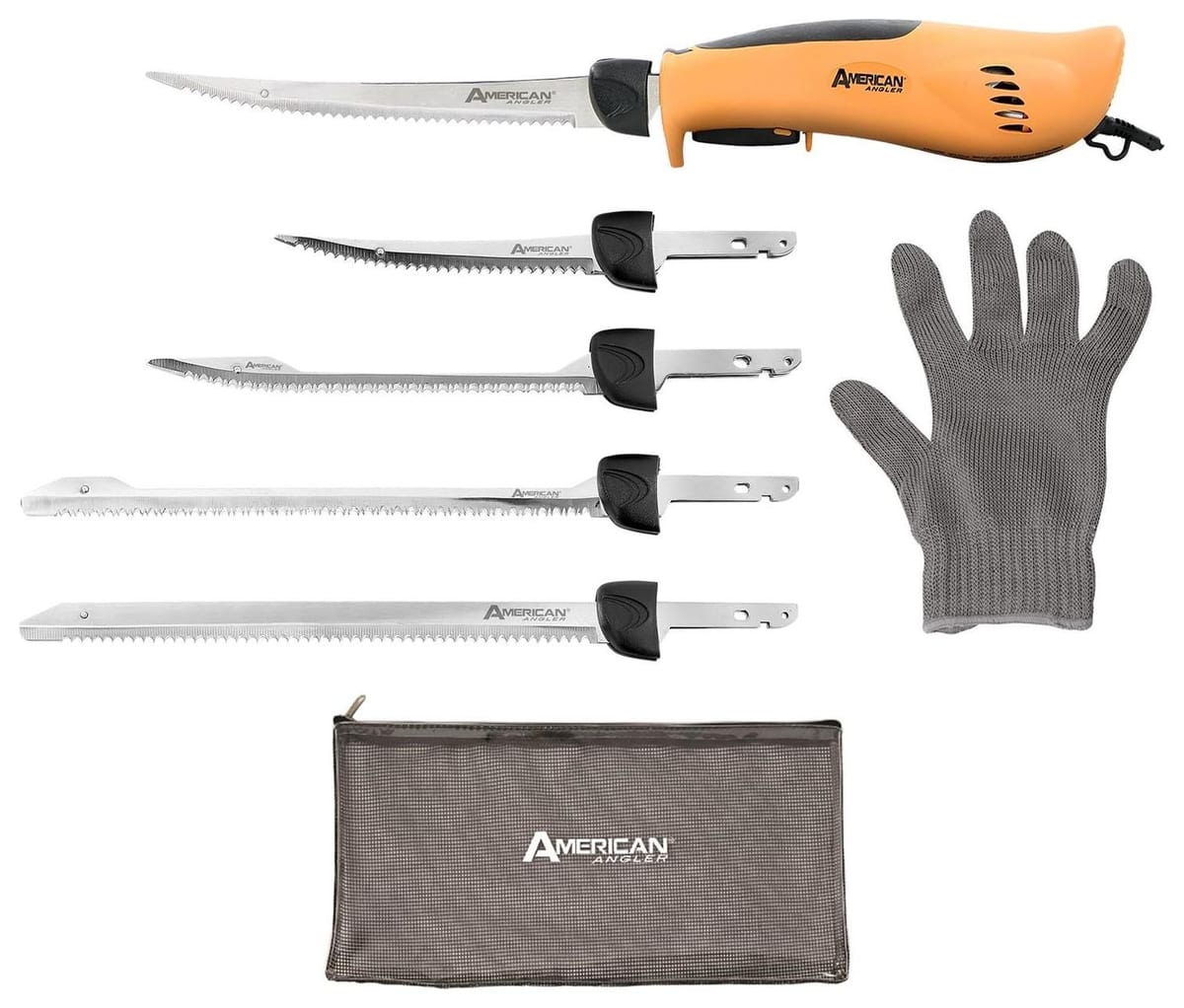American Angler PRO Electric Fillet Knife Kit (32352DS) electric fillet knife for cleaning fish