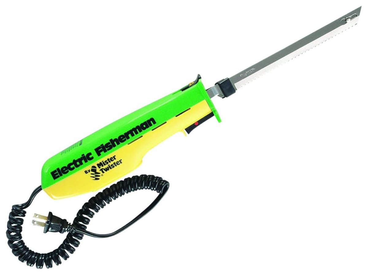 Mister Twister Electric Fisherman 120V Fillet Knife (MT-1201) electric fillet knife for cleaning fish