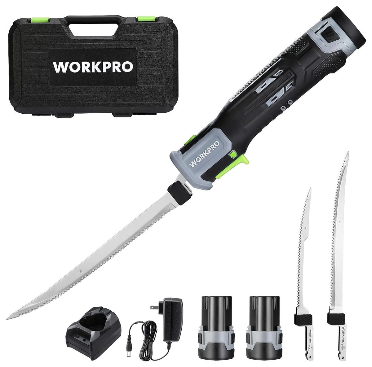 WORKPRO 12V Cordless Electric Fillet Knife electric fillet knife for cleaning fish