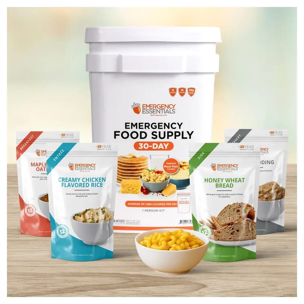 Emergency Essentials 1-Month (30-Day) Emergency Food Kit emergency food supply