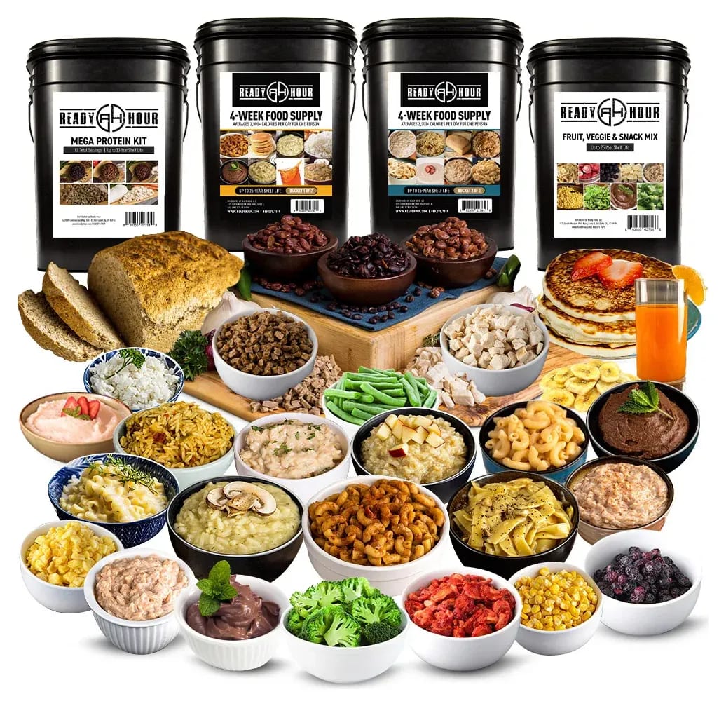 Ready Hour MEGA 4-Week Emergency Food & Protein Supply emergency food supply