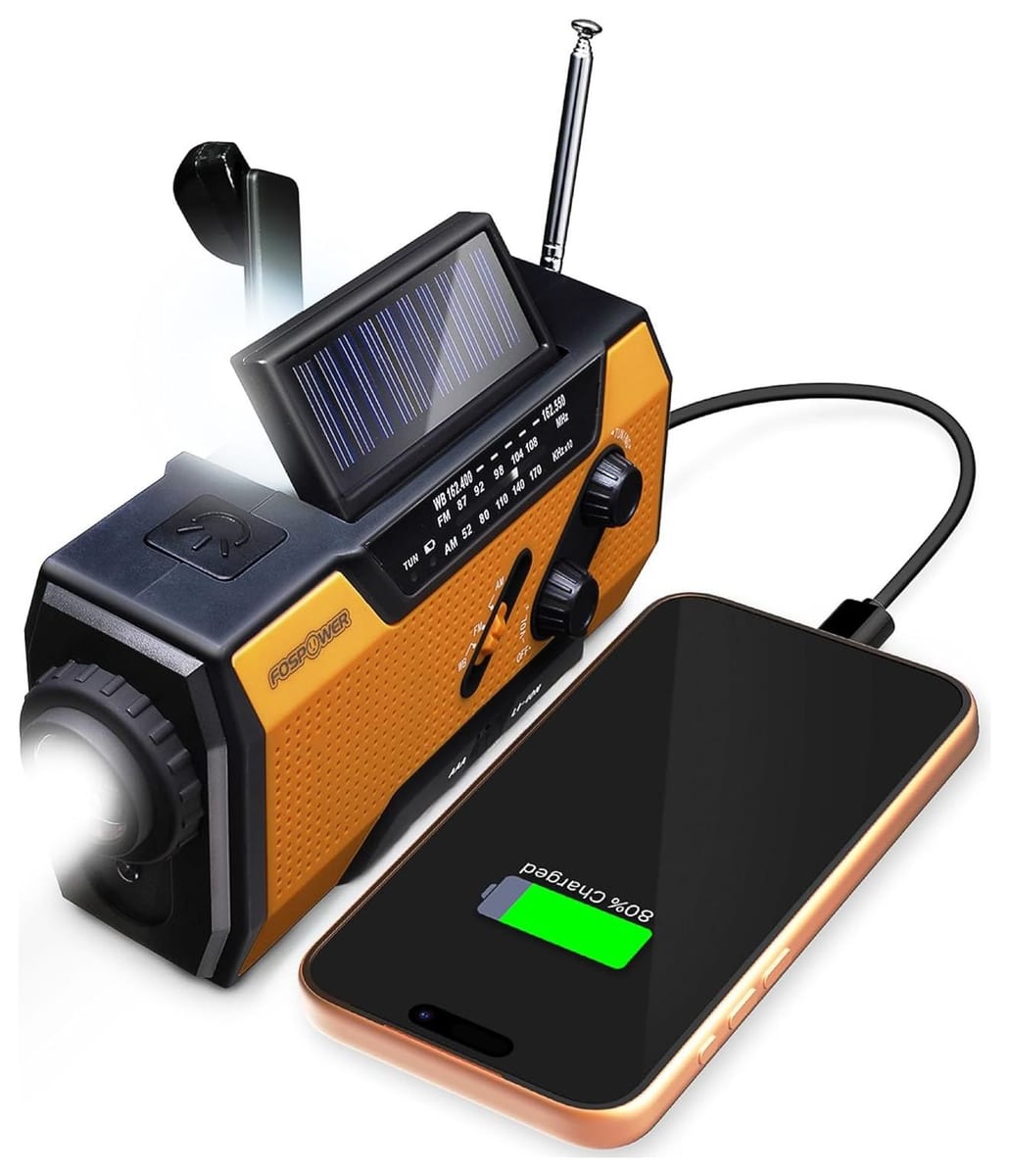 FosPower A1 NOAA Emergency Weather Radio emergency radio