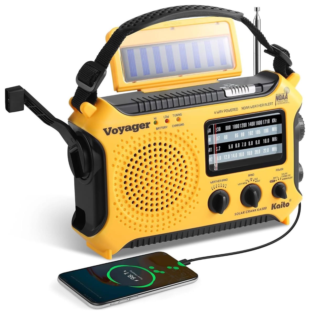 Kaito KA500 5-Way Powered Emergency Radio emergency radio