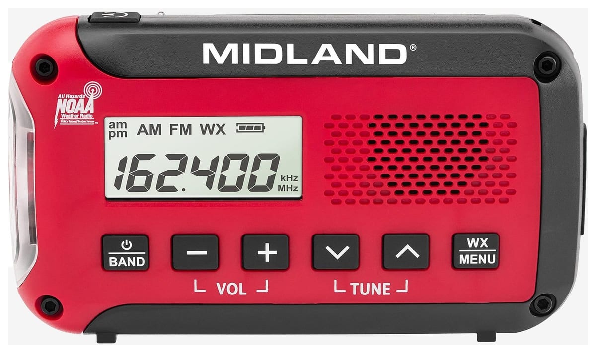 Midland ER10VP Compact Emergency Weather Alert Radio emergency radio