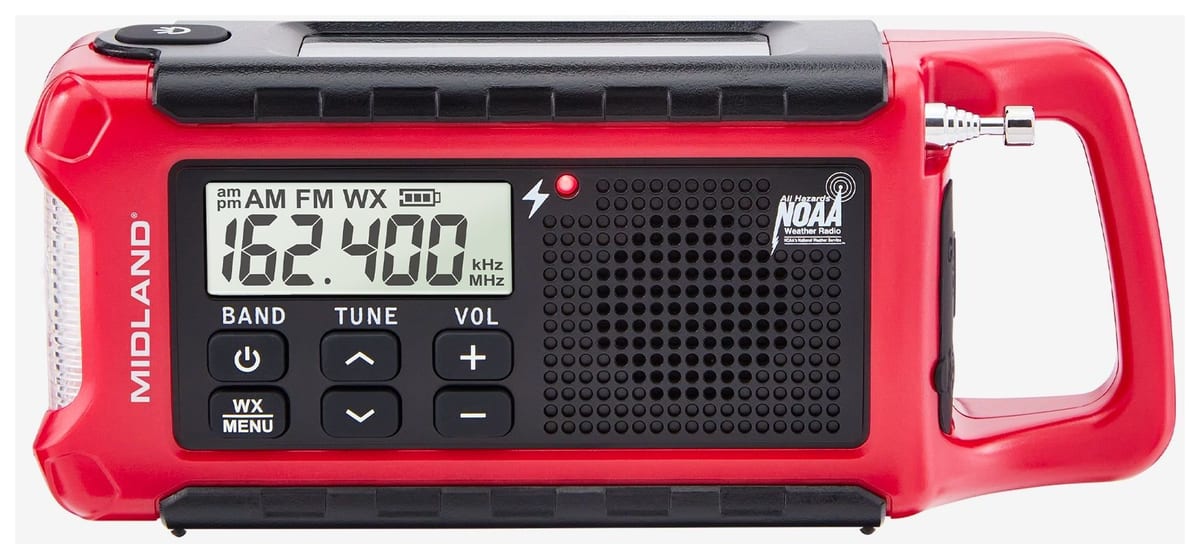Midland ER210 E+Ready Compact Emergency Crank Radio emergency radio