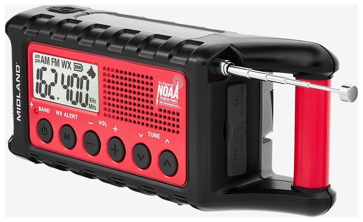 Midland ER310 Emergency Crank Weather Radio emergency radio