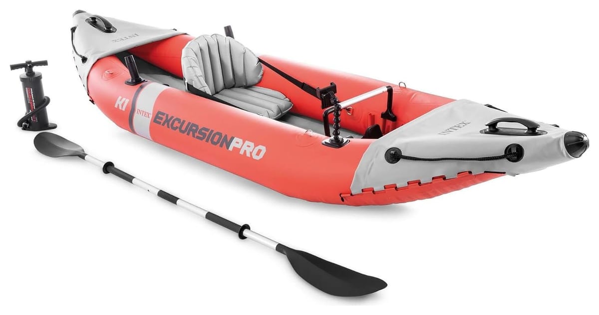 Intex Excursion Pro K1 fishing kayak