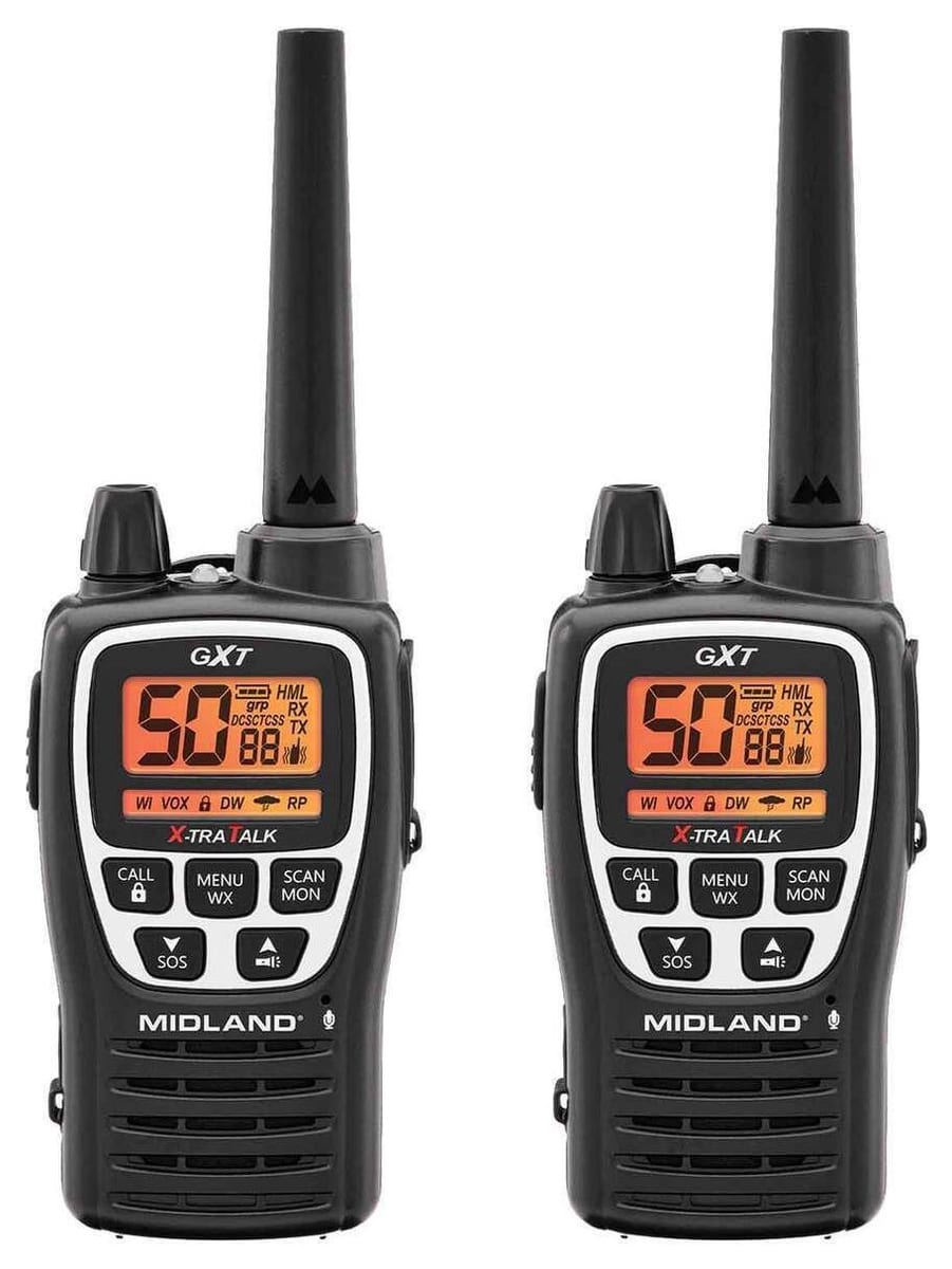 Midland GXT3000 GMRS two-way radio 2-pack