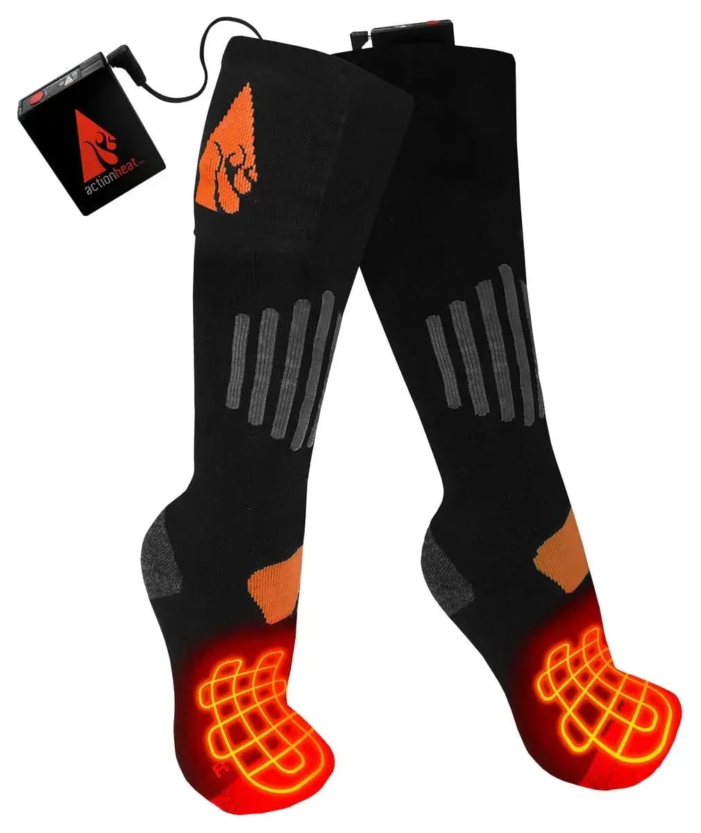 ActionHeat 3.7V Wool Rechargeable Battery Heated Socks 1.0