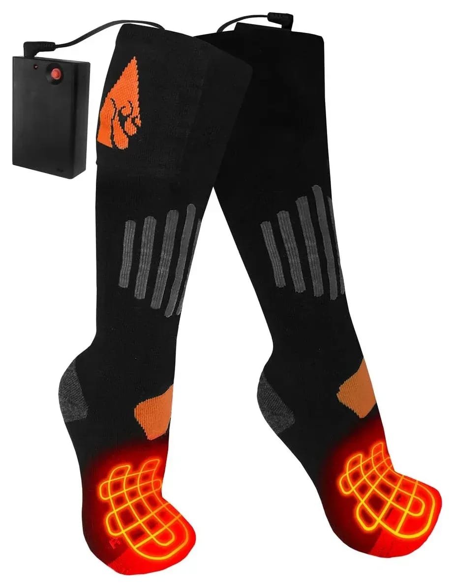 ActionHeat AA Wool Battery Heated Socks