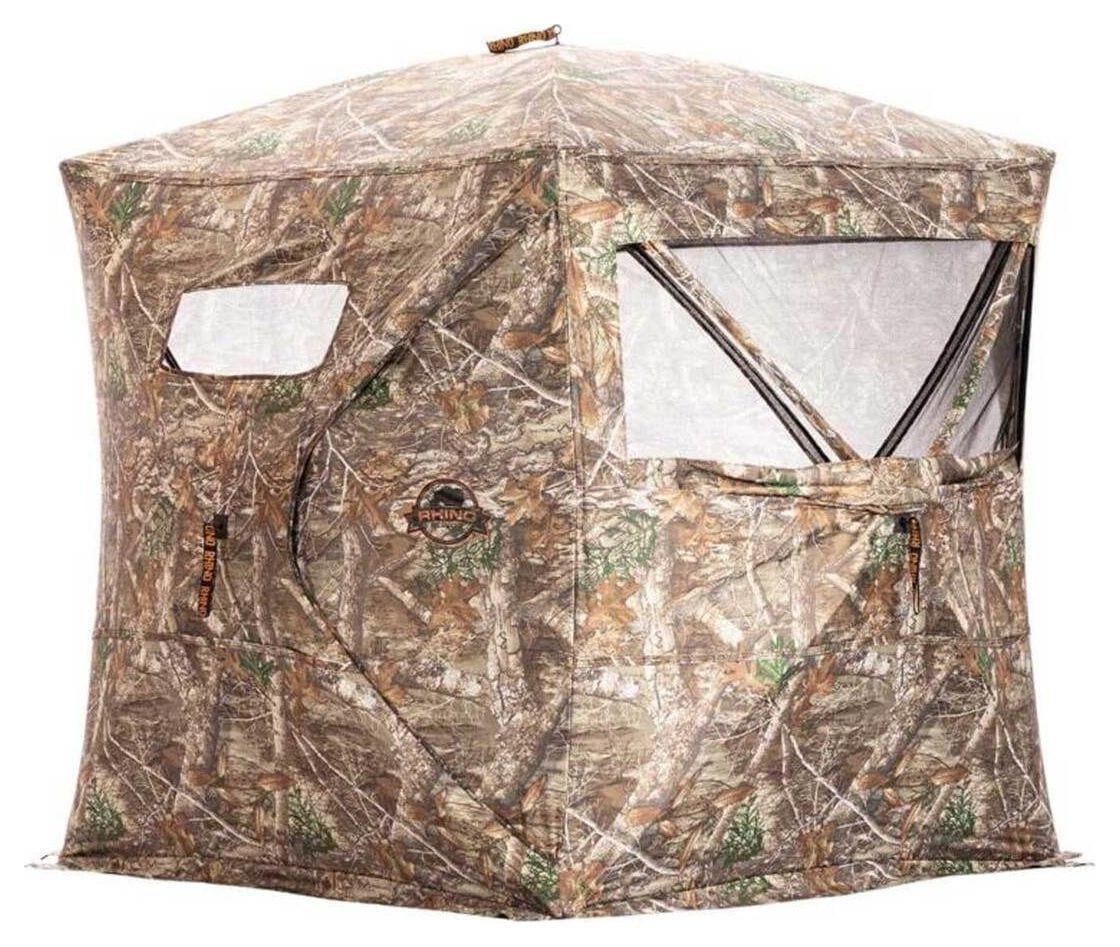 Rhino 180 See-Through Ground Blind, 58 x 58 in floor, 66 inch tall ground blind