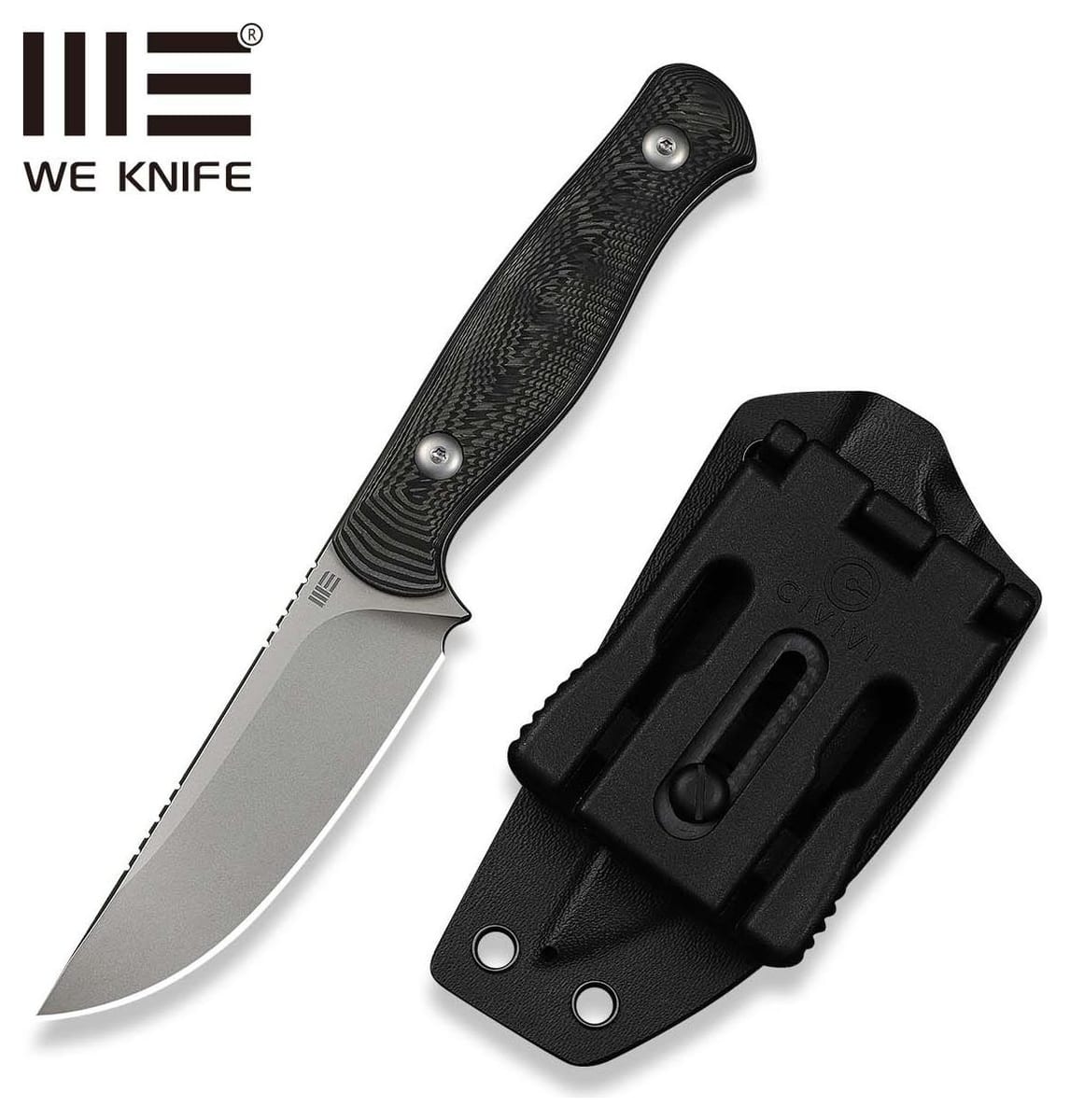 WE Knife Notchline WE25047-1 fixed blade hunting knife