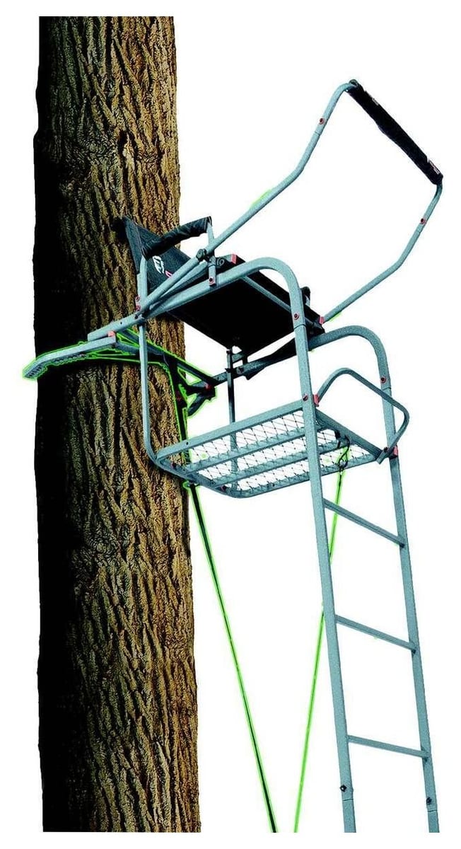 Ol' Man 22 ft Big Daddy Jaw & Truss Ladder Stand, 22 ft, rated 300 lb