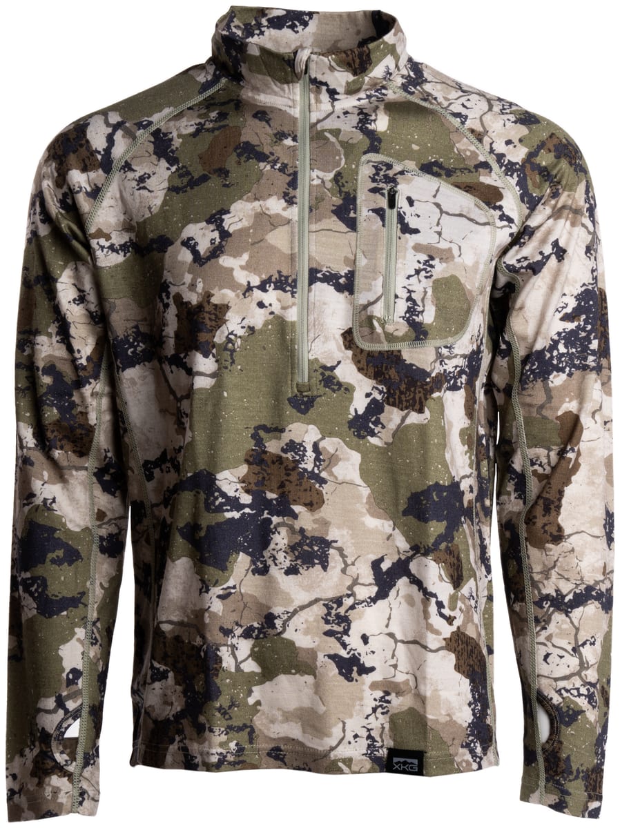 Kings Camo XKG Foundation 260 Merino 1/4 Zip merino wool base layer