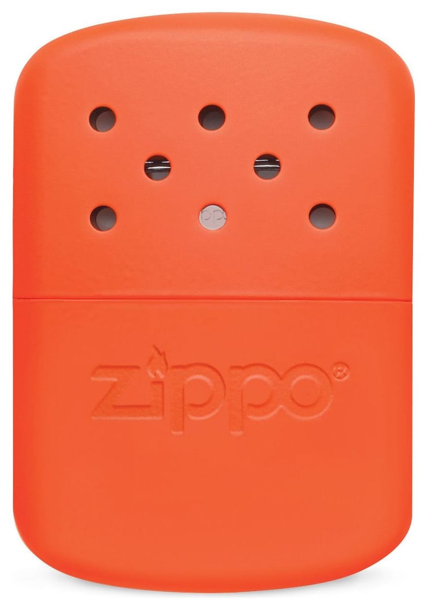 Zippo 12-Hour Refillable Hand Warmer, catalytic, lighter fluid (no battery)