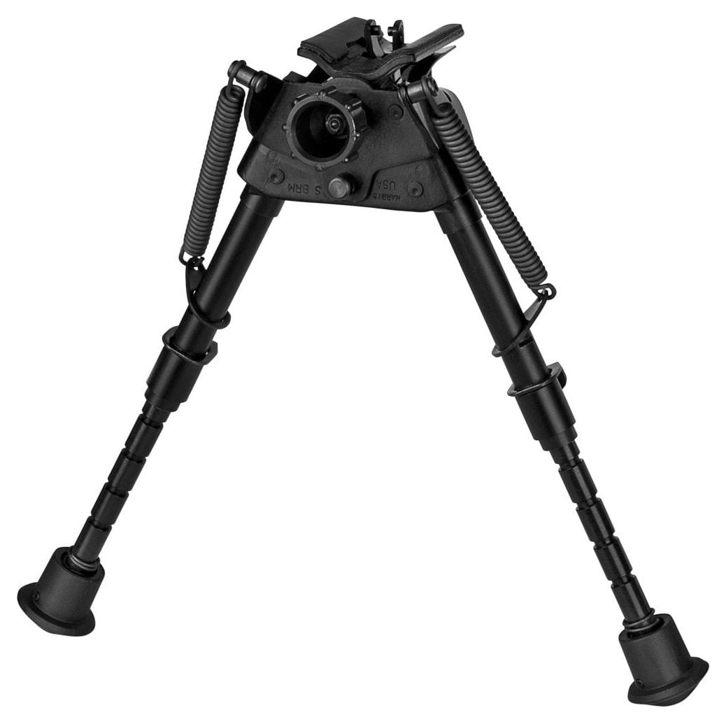 Harris S-BRM 6-9 in Notched Swivel Bipod rifle bipod