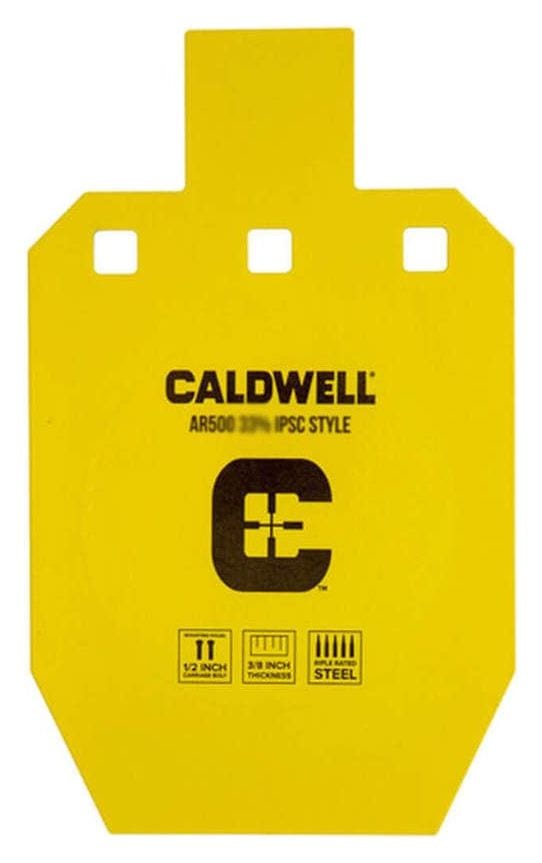 Caldwell AR500 IPSC Steel Target - 66% steel shooting target