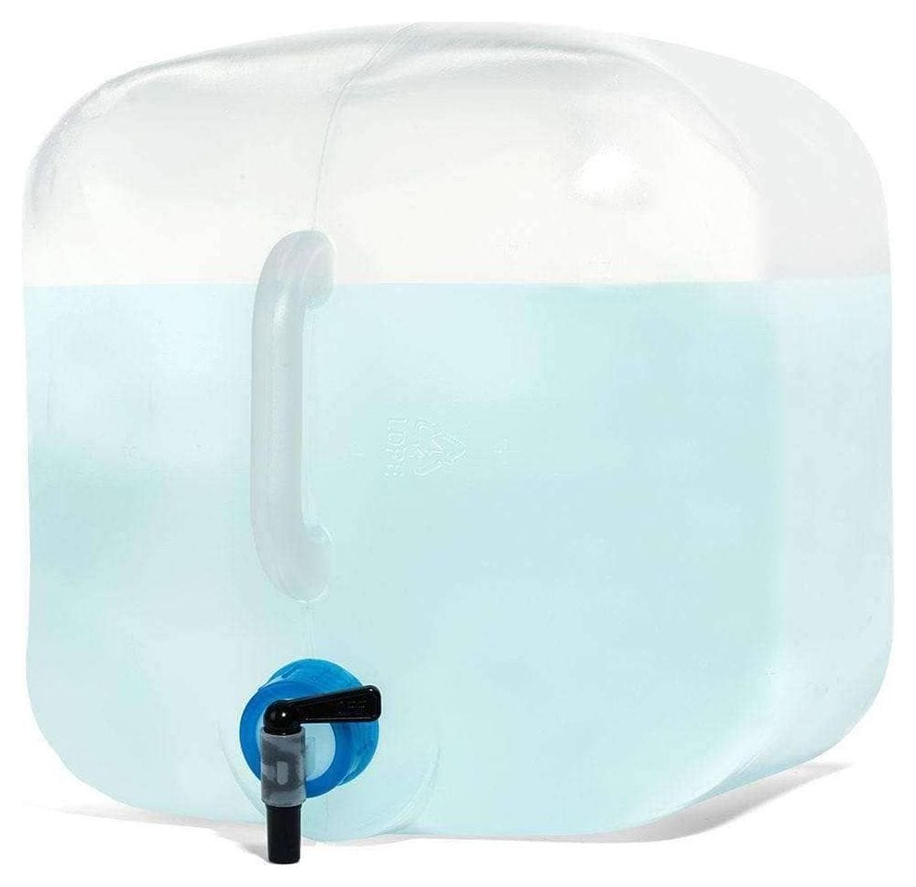 Alexapure 5 gallon collapsible water container with spigot