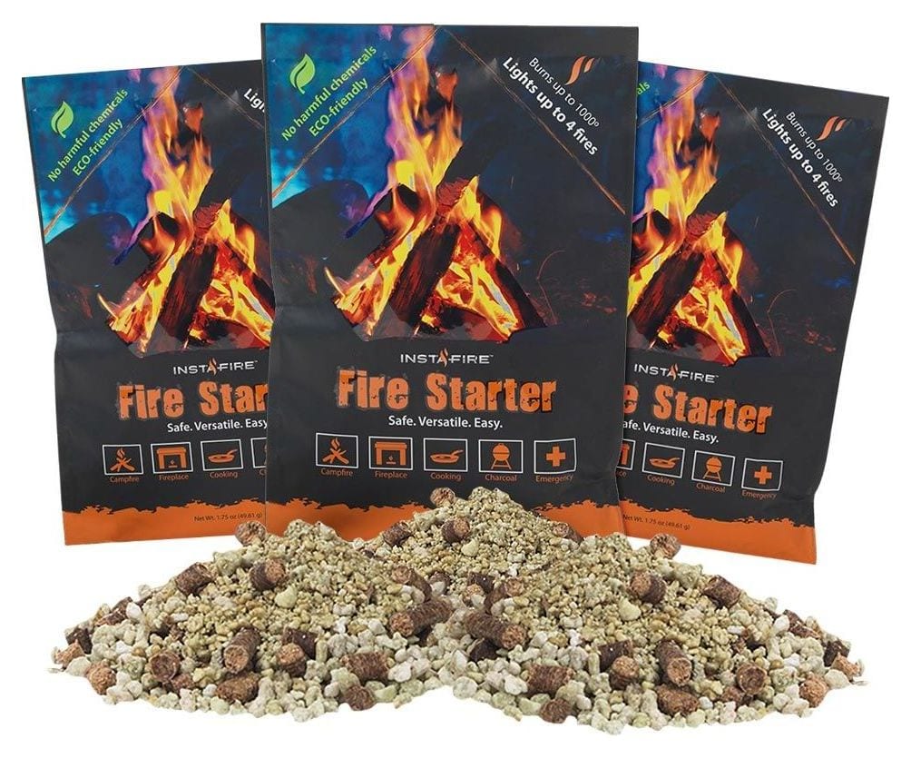 InstaFire fire starter pouches