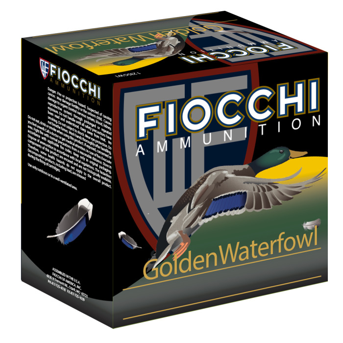 Fiocchi Golden Waterfowl 12ga 3' 1-1/4 oz #2 Shot